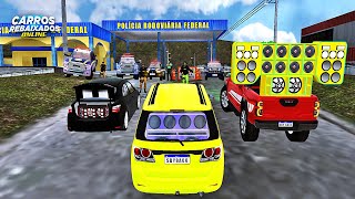 CARROS REBAIXADOS ONLINE | PASSAMOS NA MEGA BLITZ DA PRF COM SW4 vs HILUX vs COROLLA PAREDÃO