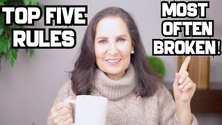 Dating: Top 5 Rules Most Often Broken!