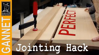 How to cut a perfect glue joint for building panels - Building Gannet - Episode 4