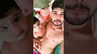 අනෙ ඒ චුටි හා පැටියා 🐰 #baby #father #viral