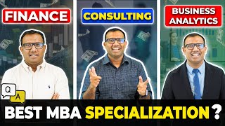 🤩Best MBA Specialization? | Finance, Consulting, and Business analytics | MBA Q&A #MBA #Viral