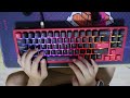 m71 keyboard sound test stock vs. novelkeys cream switches custom lubed you should too