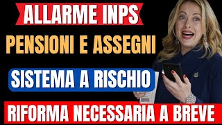 ALLARME PENSIONI 👉 URGENTE INPS IL SISTEMA RISCHIA DI SALTARE PAGAMENTI E AUMENTI A RISCHIO