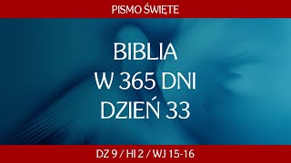 Dzień 33. Biblia przez 365 dni - Dz 9 / Hi 2 / Wj 15-16