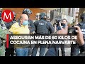 Tercer golpe al ‘narco’ en Valle de México: van 2.2 toneladas de coca