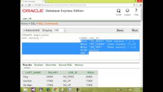 16 Oracle Database Conditional Expression CASE DECODE