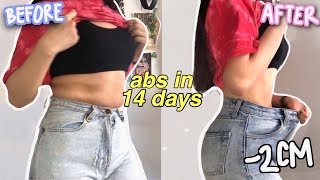 ABS IN 2 WEEKS?! i tried chloe tings ab workouts… i’m shook