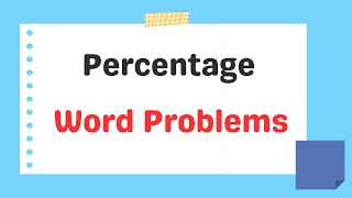 Percentage  word problems