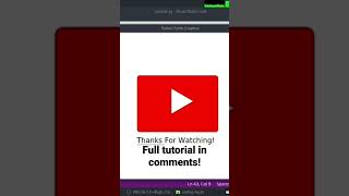 YouTube Logo in Python Turtle 🐢 🐍#shorts #programming #python #coding #tutorial #viral