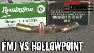 Ammo For Beginners: FMJ VS Hollowpoint