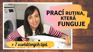 PRACÍ rutina, která FUNGUJE + 7 osvědčených tipů, které vám (nejen) na mateřské usnadní praní prádla