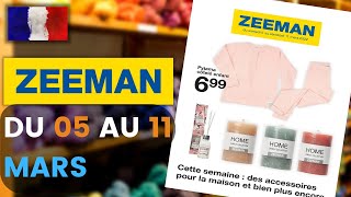 catalogue ZEEMAN du 5 au 11 mars 2022 🔴 Arrivage - FRANCE