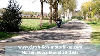 Norton 500cc Model 20  1936