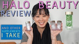 HALO BEAUTY KIWI REVIEW \u0026 MY SUPPLEMENTS ROUTINE