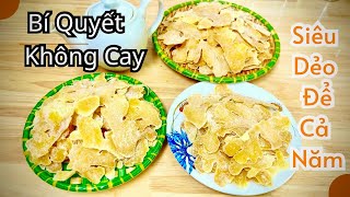 Cách Làm Mứt Gừng Dẻo Ngon Ít Cay Đơn Giản Để Được Lâu | Hương Vị Miền Đông 465