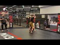 shara bullet almost knocks out his coach during workout ufc saudi arabia