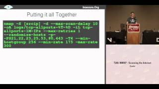 Fyodor - Nmap: Scanning The Internet - Defcon 16