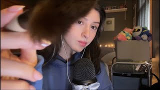 Personal Attention ASMR ⋆⭒˚.⋆ doing your makeup, mini haircut, mouth sounds & ra
