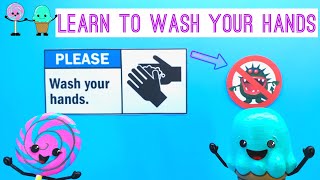 Wash Your Hands Song For Kids. Personal hygiene for kids educational PSA