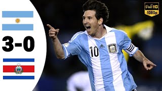 Argentina vs Costa Rica 3-0 | Extended Highlight and Goals HD