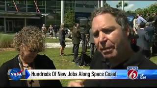 OneWeb to Build Satellites on Space Coast, WKMG-TV 6 News, April 19, 2016