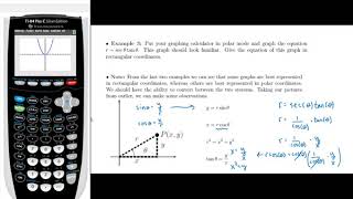 Section 8.2 Polar Coordinates