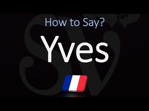 What name is Yves in English?