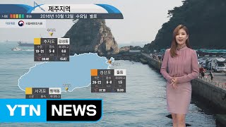 [내일의 바다날씨]  10월 13일 전국이 맑고 모레부터 평년기온 회복하나 안개 주의 바람 / YTN (Yes! Top News)