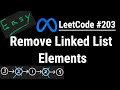 Remove Linked List Elements  - LeetCode #203 - Python, JavaScript, Java and C++