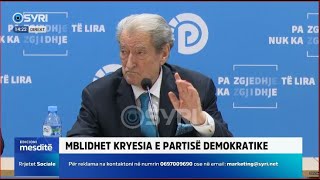 Mblidhet kryesia e PD, flet Sali Berisha (13.01.2025)