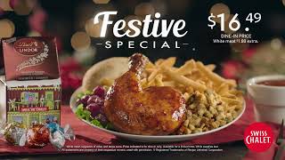 Title: The Swiss Chalet Festive Special® is back!