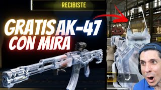 RAPIDO!! GRATIS AK-47 con MIRA INTEGRADA de HIELO con BOLETOS! AK17 FROSTBRAND | COD Mobile | Rido