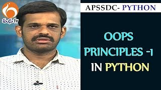 Oops Principles | Python Training Program | Lesson 1 | APSSDC | MANA TV