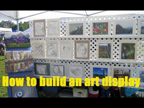 How to Build a Display for Art and Craft Shows How to Build a Display for Art and Craft Shows
