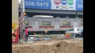 DEL 2535 with EMU 203's Passing Pasay Road Crossing