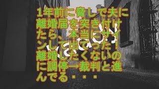 1年前に脅しで夫に離婚届を突き付けたら、本当にサインして出てった！　kaddy 2chanel v39