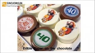 Edible Paper to Decorate Chocolate, Cake, Cookie, Lollipop-Sinojoinsun™