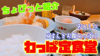 【グルメ】お米も美味しい定食屋「わっぱ定食堂」さんのご紹介です！Introducing \