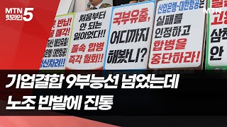 대한항공 기업결합 9부 능선 넘었는데…거세지는 반대 목소리 / 머니투데이방송 (뉴스)