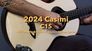 Dream Guitars - 2024 Casimi C1S, African Blackwood \u0026 Alpine Moon Spruce  #guitardemo