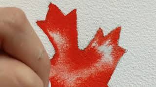 How to paint a Canada leaf! 🇨🇦 Happy Canada day!!