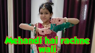 Mehandi hai rachne wali ghoomar dance.By Sneha Shekhawat.