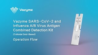 Vazyme SARS-CoV-2 and Influenza A/B Virus Antigen Combined Detection Kit Operation Flow