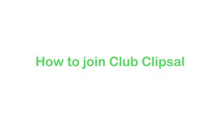 Join Club Clipsal Instructions