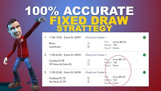 THE SECRET OF MILLION WINS IN FOOTBALL BETTING - Fixed Draw match strategy that works 100%
