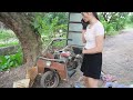 Time-lapse video: Challenge to start an abandoned 3-wheeled vehicle back to new | Girl Mechanical