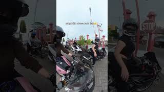 kalo sama mereka jiwa keibuan gue diuji🙂👍🏻 # #silvadmy #ladybikers #r25pink