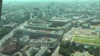 BERLIN, GERMANY: Tiergarten Flea Market, Fernsehturm TV Tower