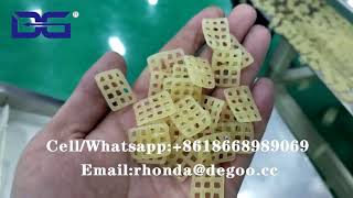 2d slanty chips machine slanty extrusion machine