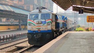 12071 MUMBAI CSMT - JALNA JAN SHATABDI EXPRESS ACCELERATING BY KYN WDP4D LOCOMOTIVE | INDIAN RAILWAY